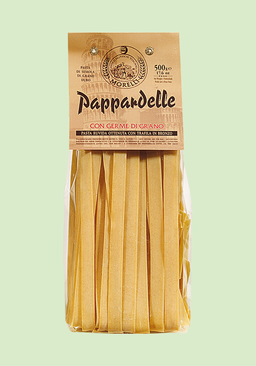 Pappardelle with Wheat Germ