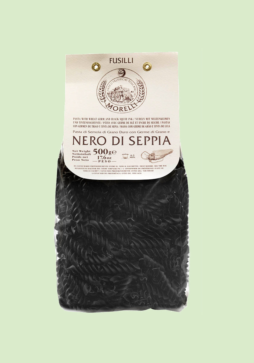 Black Squid Ink Fusilli